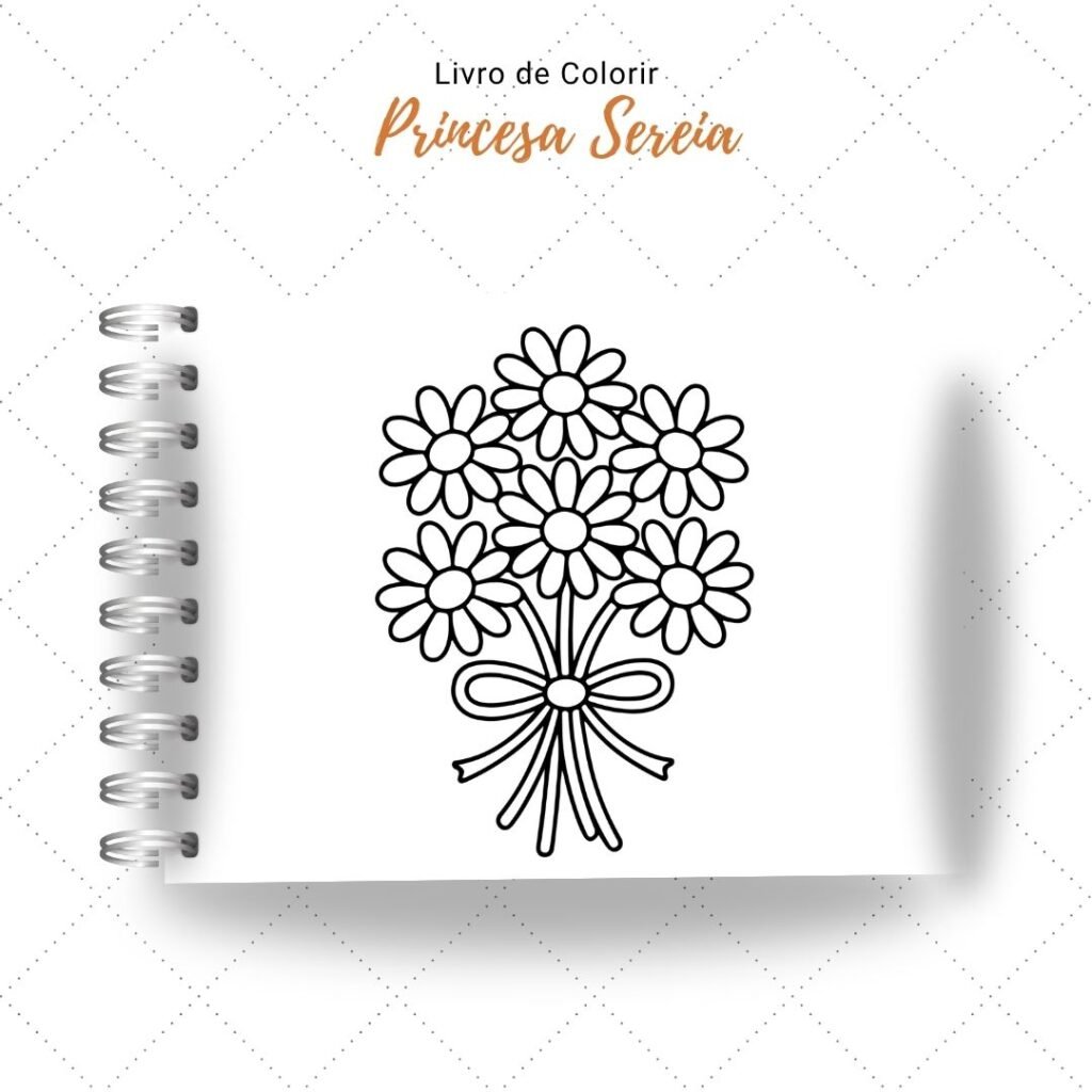Dia das Mães Cute - Livro de Colorir (Nick Design) - Imagem 4
