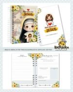 Caderno Meu Diário com Jesus - Baseado no Diário de Santa Faustina (Abelhinha)