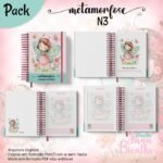 Caderno A5 + Bloquinho - Metamorfose N3 (Jana Bicalho) - Imagem 2