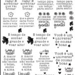 Arte Digital Frases Minimalistas ( tamanho folha A4)