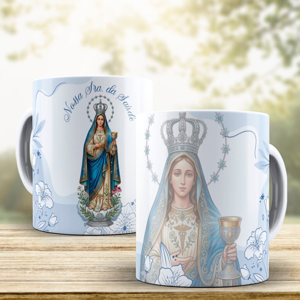 Nossa Senhora da Saúde - Artes para Caneca - Imagem 2