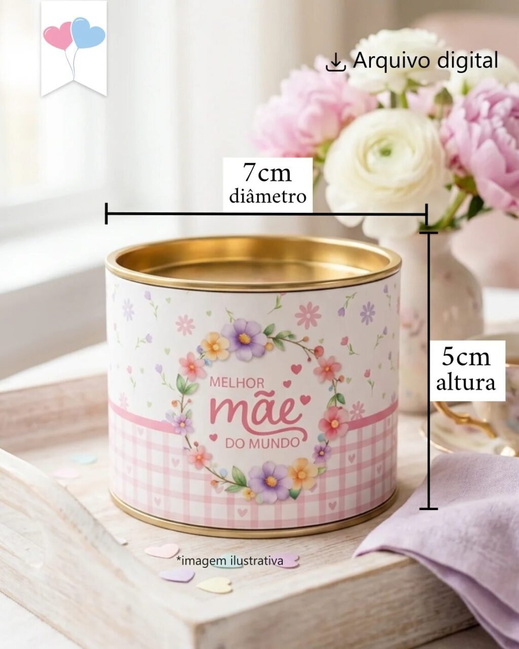 Rótulo Tubolata - Melhor Mãe Modelo 01 - Imagem 4