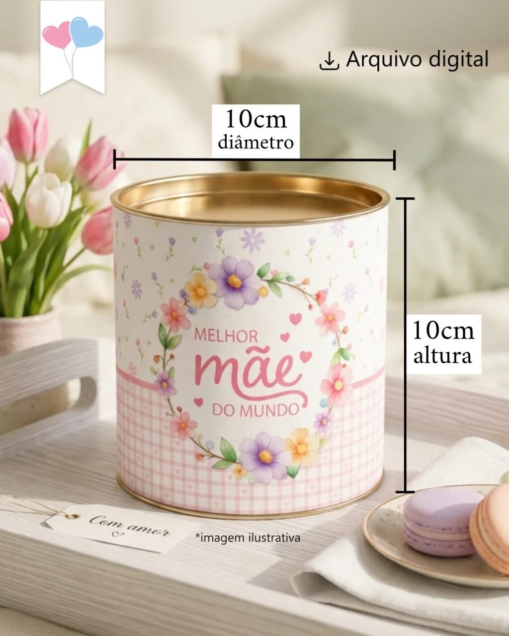 Rótulo Tubolata - Melhor Mãe Modelo 01 - Imagem 3