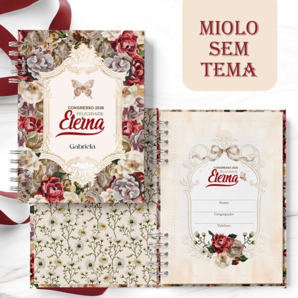 Congresso 2026 SEM TEMA Caderno Congresso 2026 Felicidade Eterna - Imagem 1