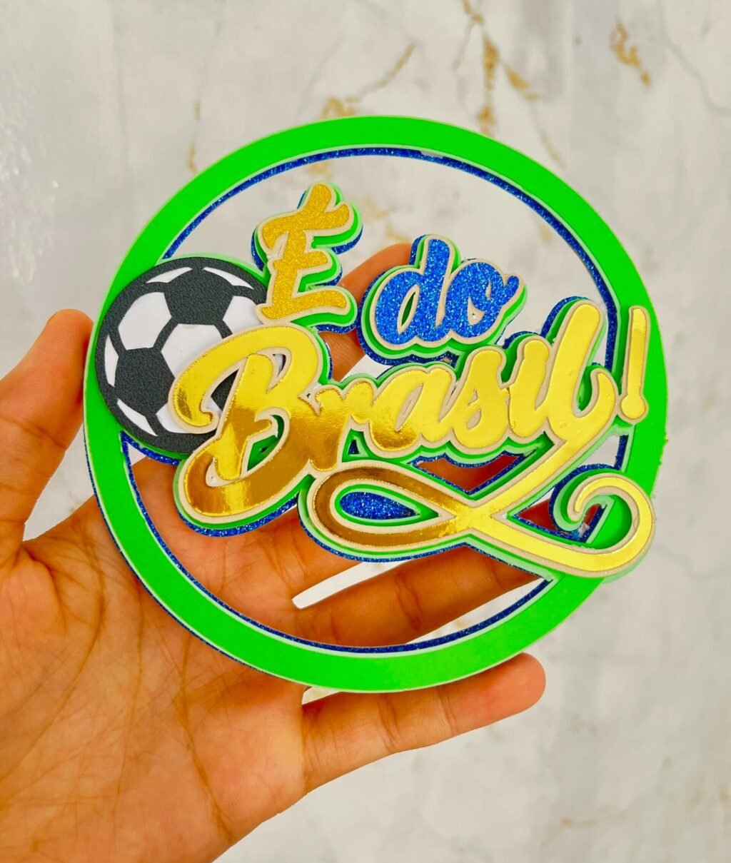 Pack Copa do Mundo - 14 Topos de Bolo - Imagem 2