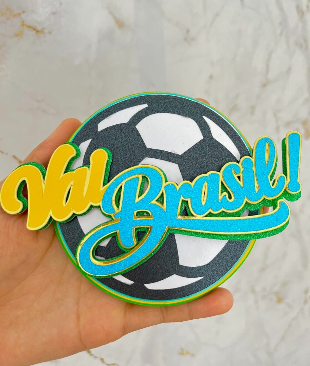 Pack Copa do Mundo - 14 Topos de Bolo - Imagem 3