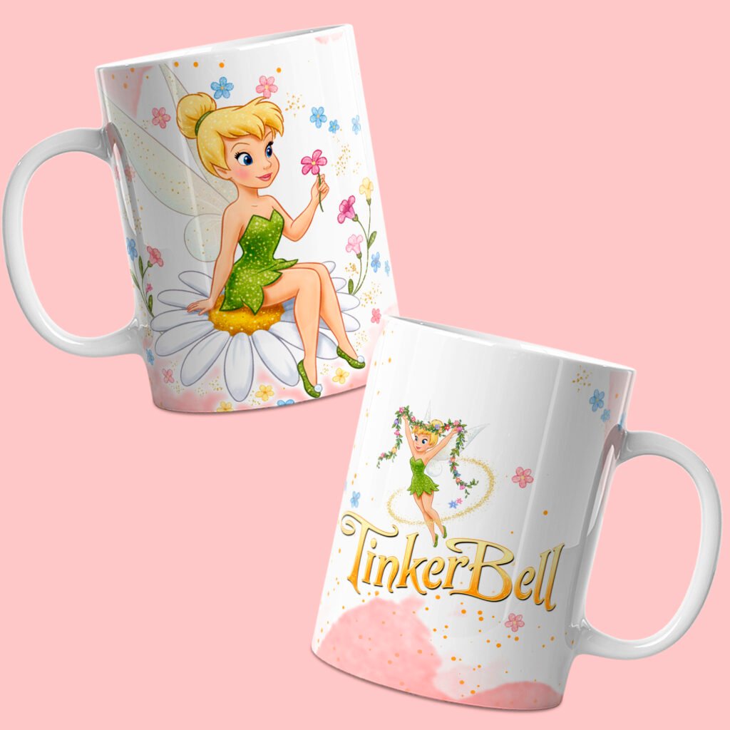 Peter Pan e Sininho - Artes para Caneca - Imagem 2