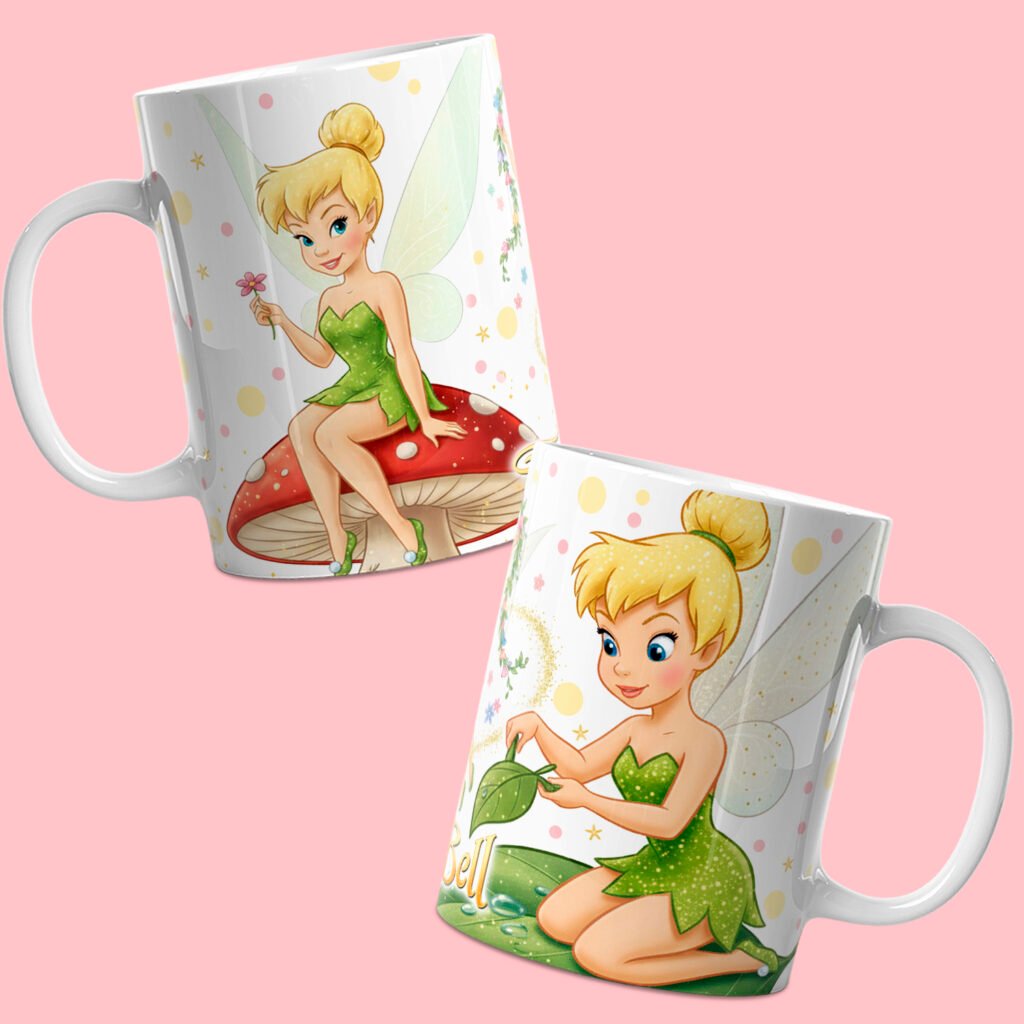 Peter Pan e Sininho - Artes para Caneca - Imagem 5