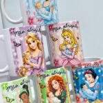Mãe, Obrigada... Princesas 2026 - Artes para Caneca