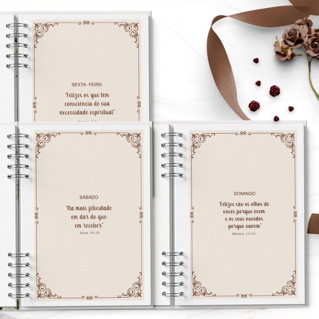 Caderno Congresso 2026 Felicidade Eterna NEUTRO COM TEMA (Bicho Papel) - Imagem 3