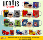 Herois Bocão - Artes Canecas
