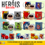 Herois Bocão - Artes Canecas