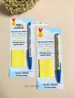 Cartão para Caneta e Post It - Dia do Trabalhador - Imagem 2