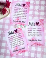 Cartão Frase para Presente - Dia das Mães