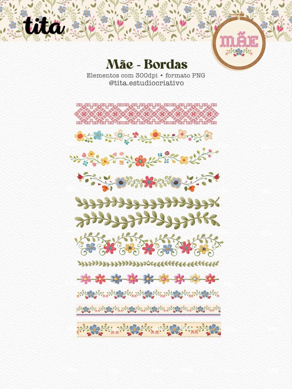 Mãe 2026 - Combão Ilustrações + Papéis(Tita) - Imagem 7