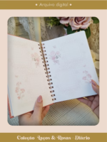 Diário Coleção Laços & Rosas Wire-o - Imagem 9