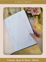 Diário Coleção Laços & Rosas Costura - Imagem 4