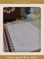 Diário Coleção Laços & Rosas Wire-o - Imagem 4