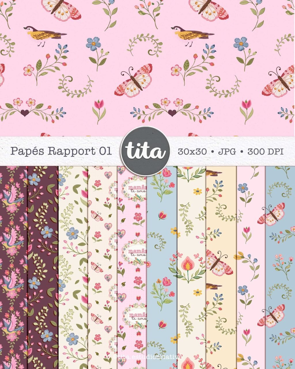 Mãe 2026 - Combão Ilustrações + Papéis(Tita) - Imagem 11