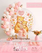 Arte Painel Redondas - Dia das Mães