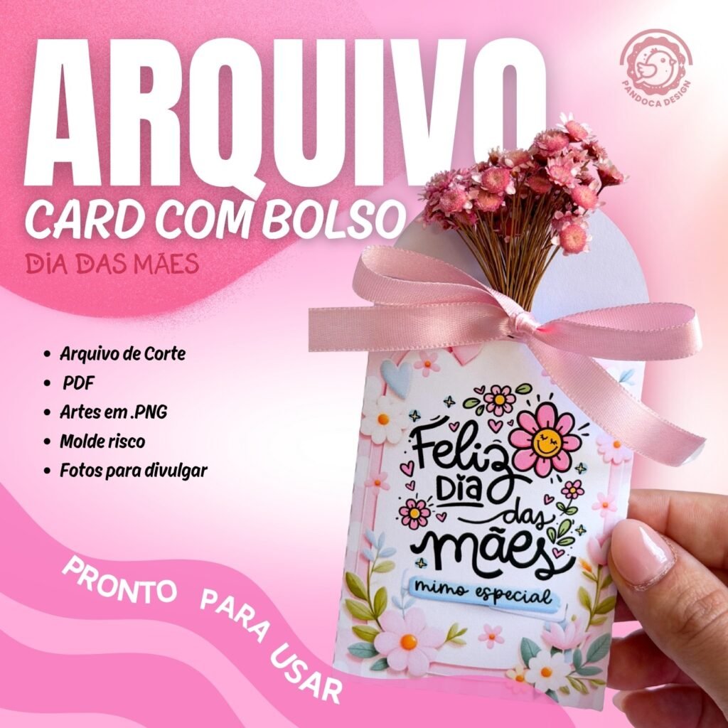 Card com Bolso - Dia das Mães - Imagem 3