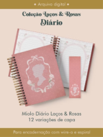 Diário Coleção Laços & Rosas Wire-o