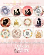 Arte Painel Redondas - Dia das Mães - Imagem 2