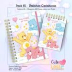 Caderno Pautado A5 + Bloquinho A6 – Ursinhos Carinhosos N1 - Imagem 3