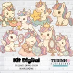 Unicórnio kawaii