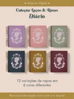 Diário Coleção Laços & Rosas Wire-o - Imagem 5