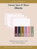 Diário Coleção Laços & Rosas Wire-o - Imagem 11