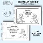 Livro de Colorir Infantil - Congresso 2026 Felicidade Eterna (Re Castori) - Imagem 5