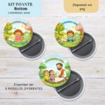 Tags Infantis - Congresso 2026 Felicidade Eterna (Re Castori)