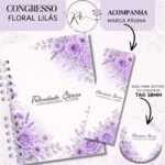 Caderno para o Congresso 2026 - Floral Lilás COM Tema (Re Castori)