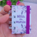 PDF Mini bíblia chaveiro - dia das mães - roxa