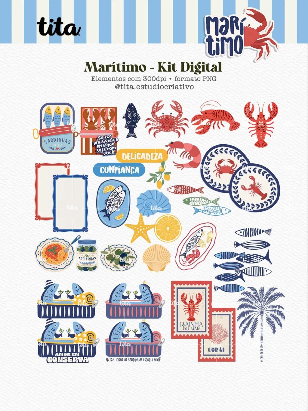 Maritimo - Combo Ilustrações (Tita) - Imagem 8