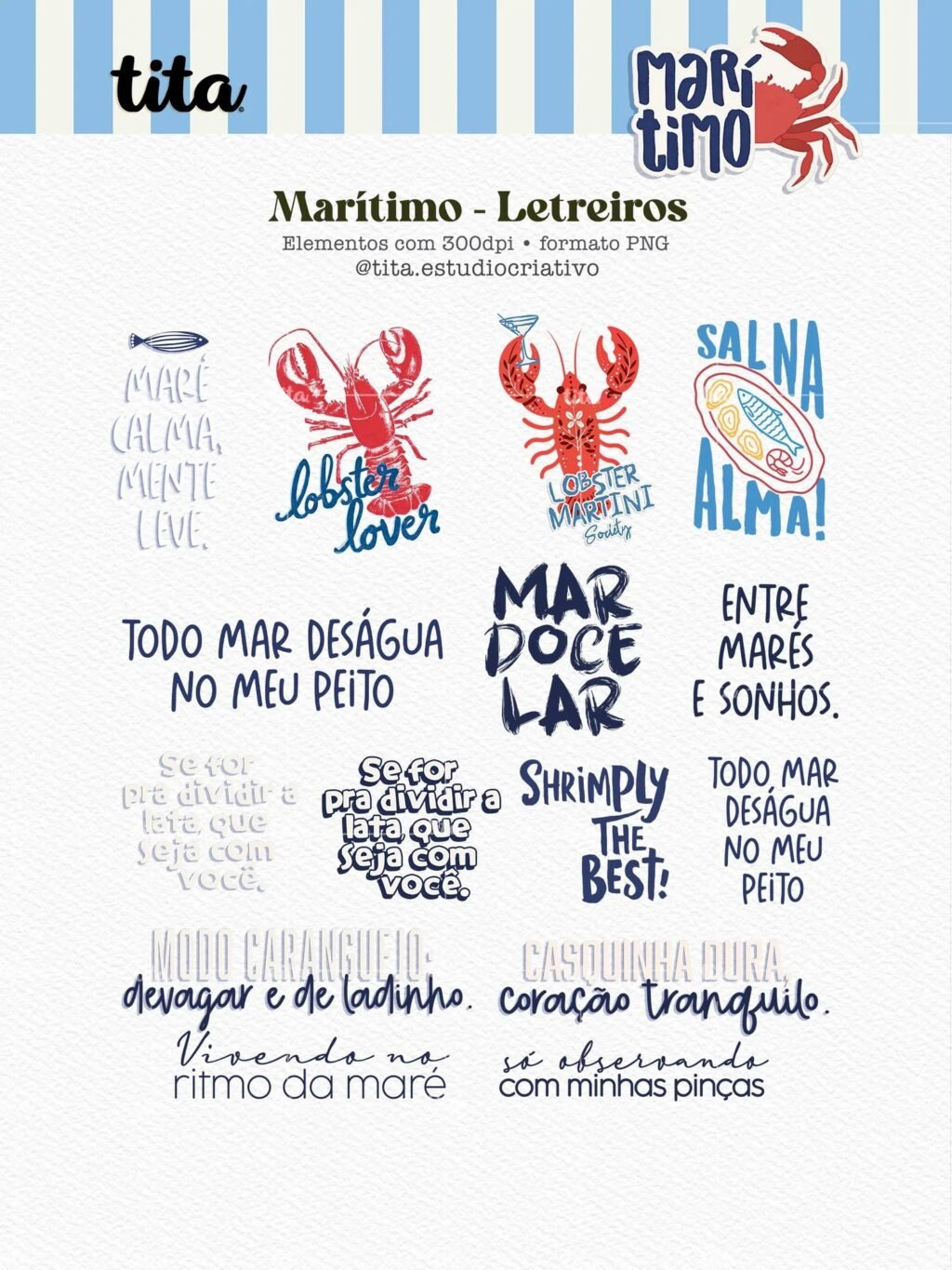 Maritimo - Combo Ilustrações (Tita) - Imagem 3