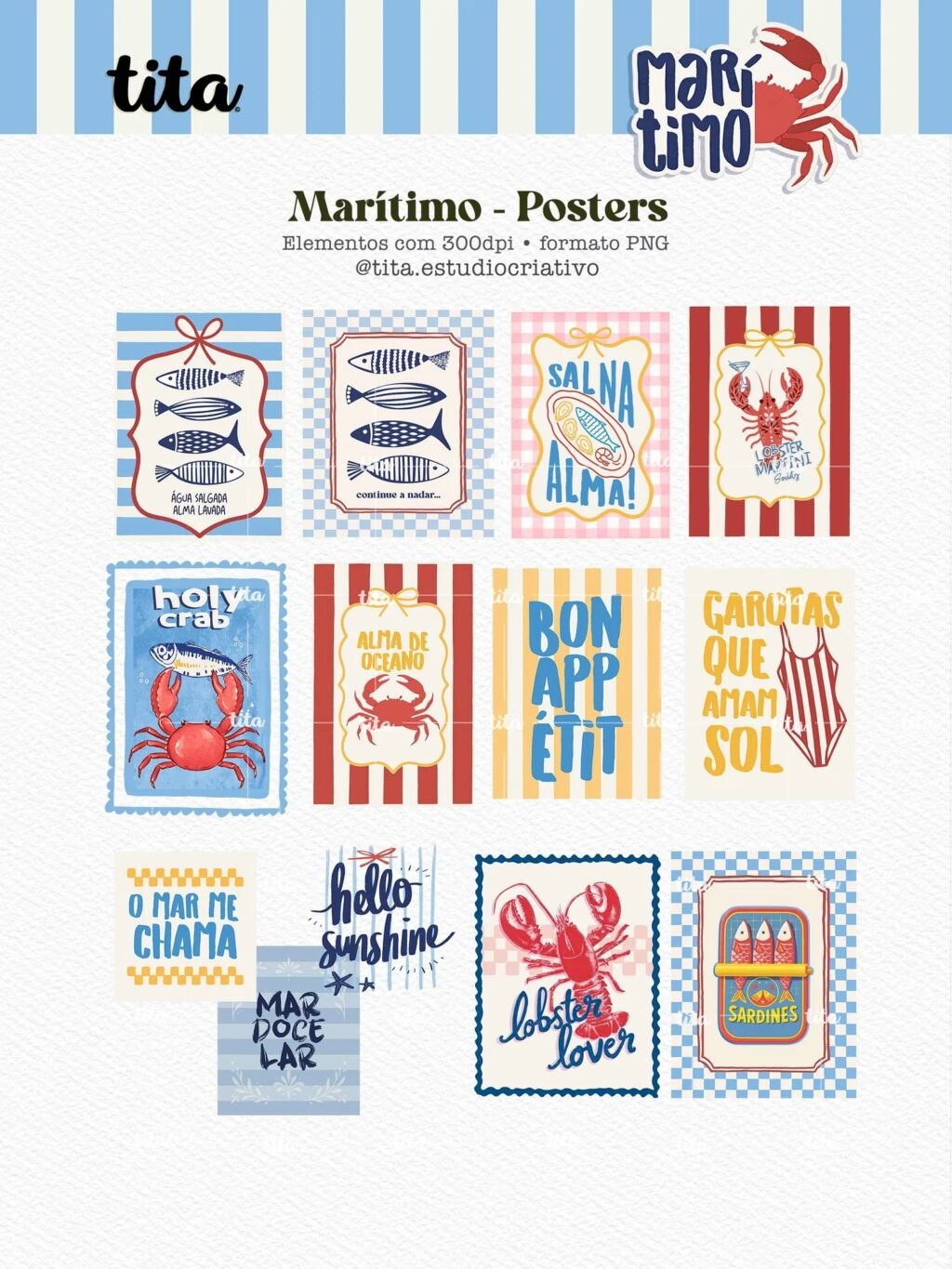 Maritimo - Combo Ilustrações (Tita) - Imagem 5