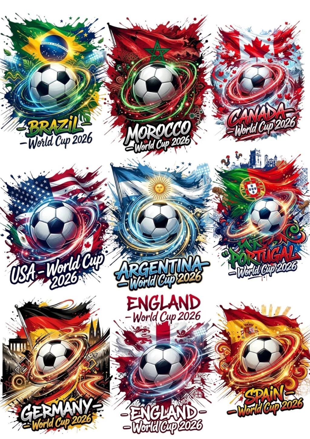 Pacote PNG Copa do Mundo 2026 - Imagem 2