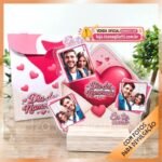 Porta fotos de mesa com sacola – Dia dos namorados (Iza) - Imagem 2