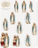 Ilustrações Imaculado Coração de Maria 2 - Imagem 3
