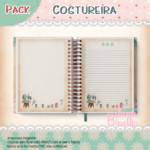 PACK Caderno A5 Costureira + Caderno A5 Controle de Pedidos Costureira - Imagem 7