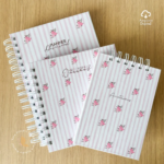 Devocional Evangélico + Caderno de oração + Anotações com versículos no rodapé (Sara Estúdio)
