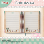 PACK Caderno A5 Costureira + Caderno A5 Controle de Pedidos Costureira - Imagem 6