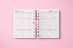 Miolo Agenda Rosa Visão Semanal 2027 - Imagem 2