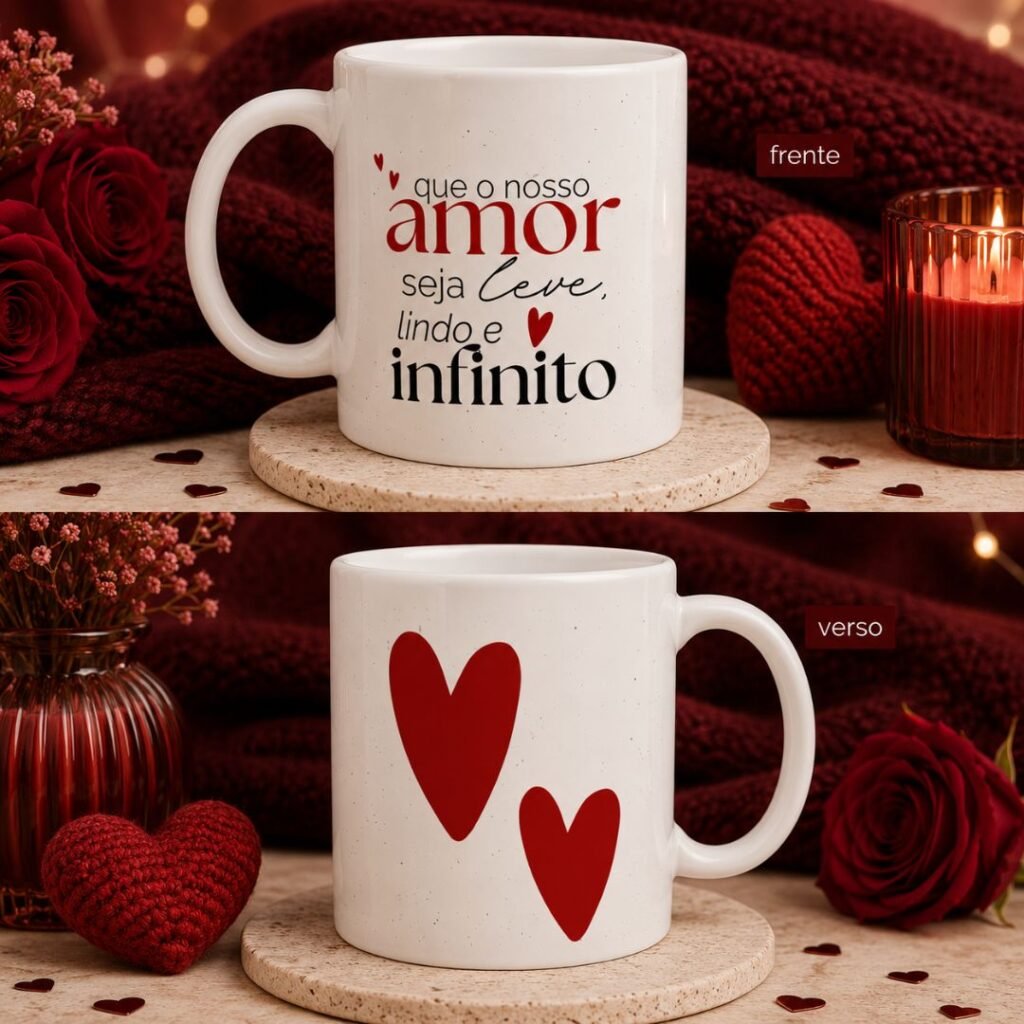 Pack Namorados - Artes Caneca no Canva - Imagem 8