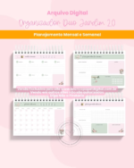Organizador Duo Jardim A5 2.0 (Branco Papel) - Imagem 2
