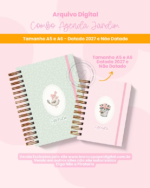 Combo Agenda Jardim 2027 (Branco Papel)