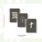 Caderno com versículos – Evangélico – Volume 1 e Volume 2 (Sara Estúdio) - Imagem 4