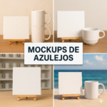 Mockups Azulejos com 7 Variações (PSD)